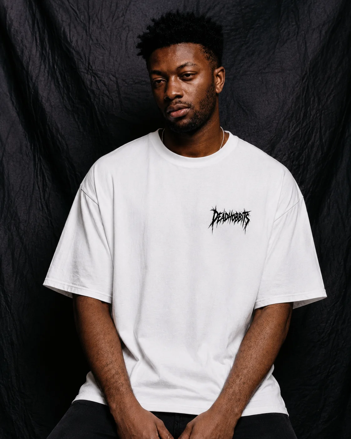 DeadHobbits white classic tee